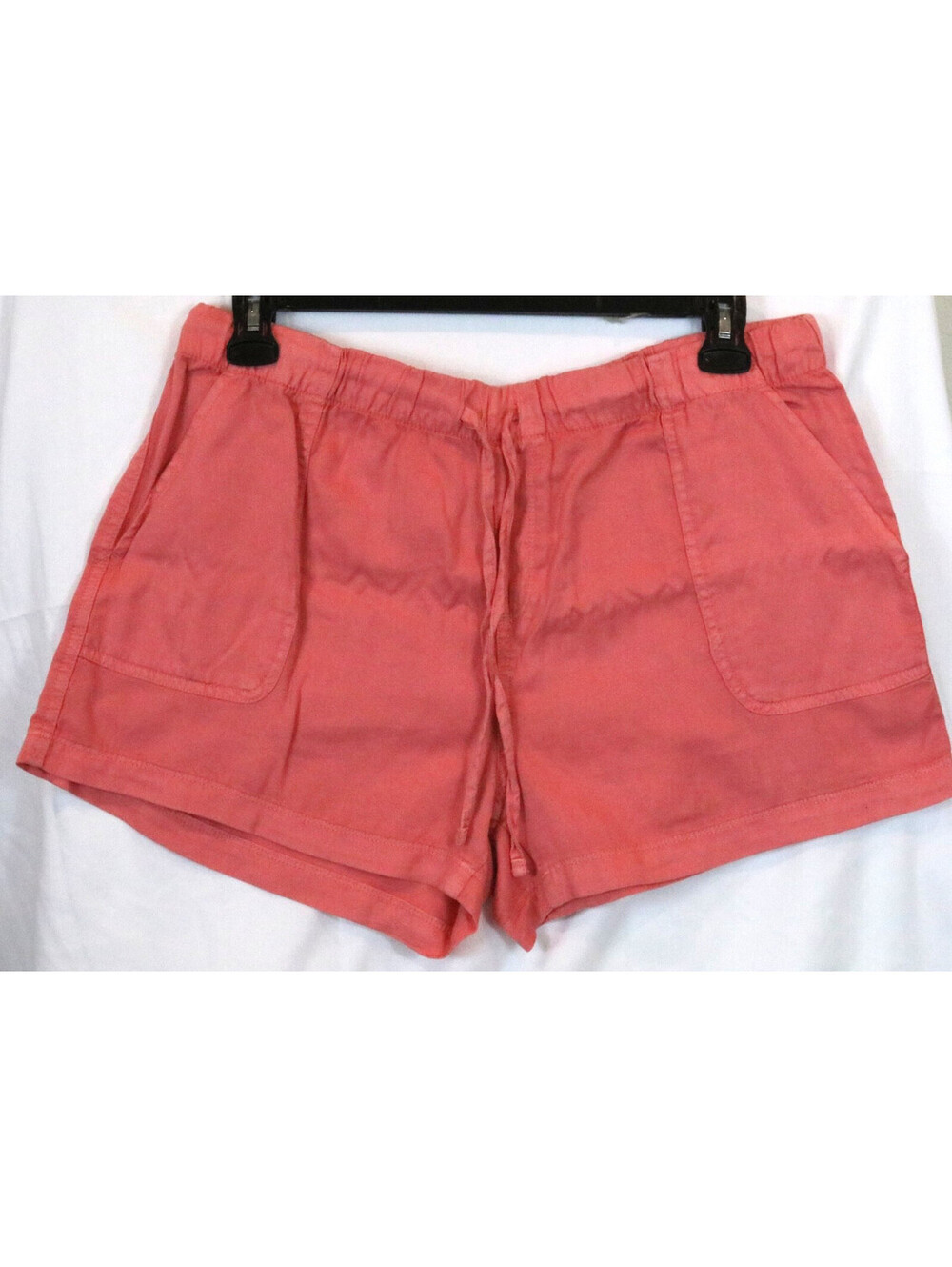 Gap Shorts Womens Small Pink Casual Lyocell Drawstring Elastic Waist Pockets